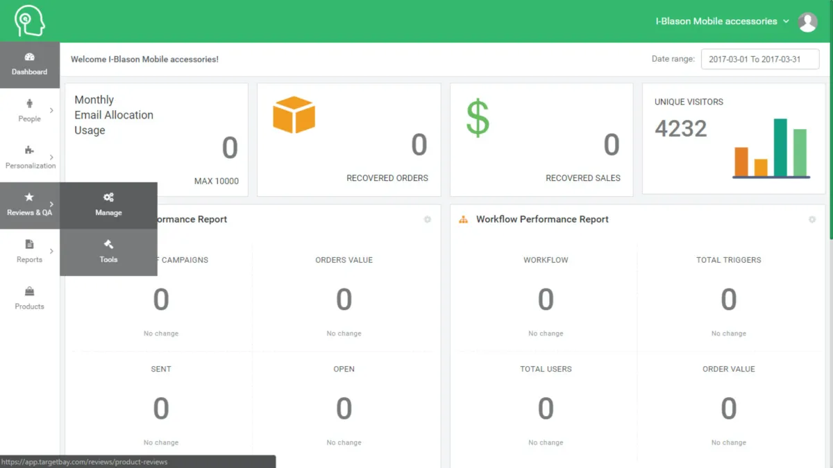 TargetBay: avis sur le logiciel e-Commerce: fonctionnalités, avantages, inconvénients et tarifs