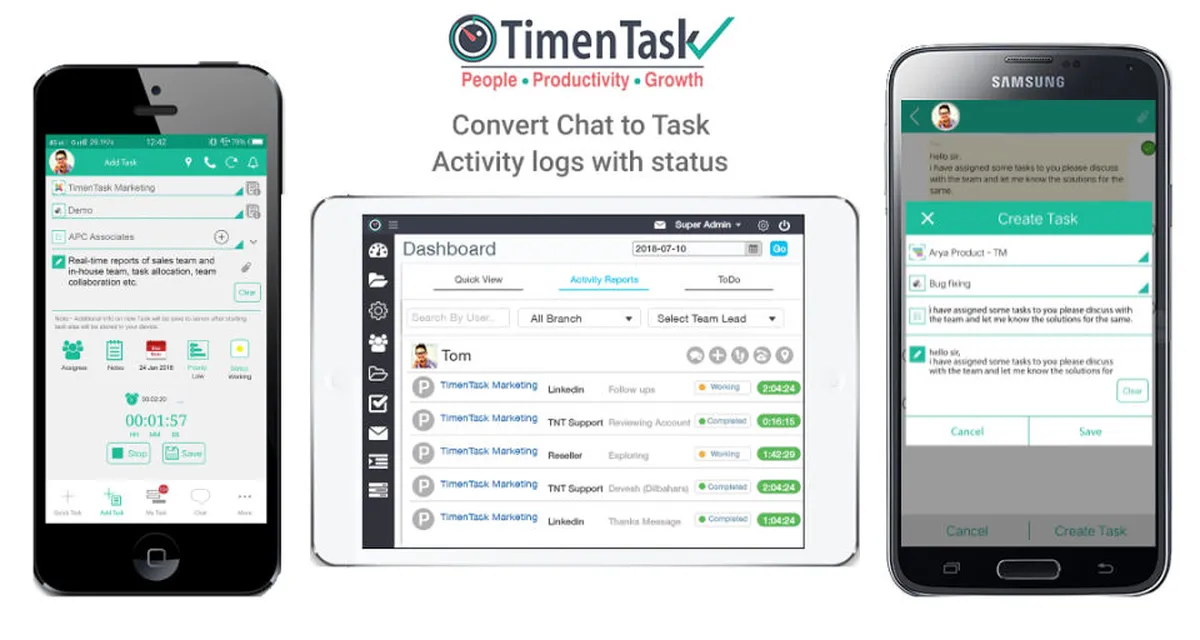 Notre avis sur Tasker TimenTask : un logiciel de gestion des temps et activités (GTA: time tracking / pointage / badgeuse) à découvrir