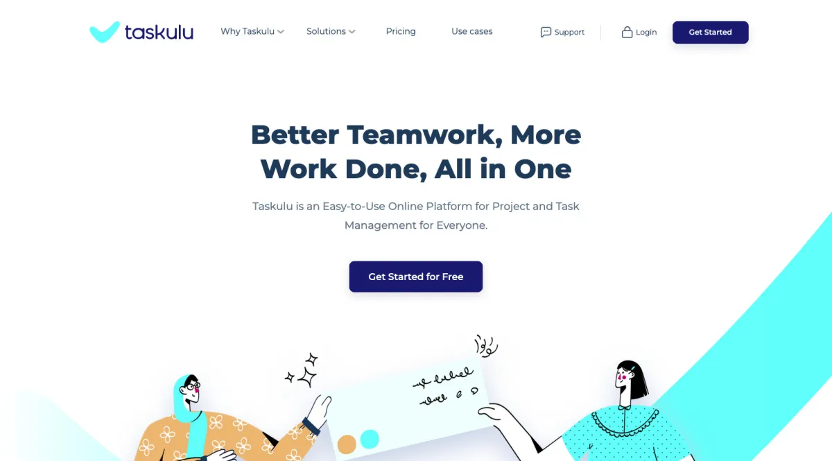 Interface Taskulu : fonctionnalités, prix, alternatives