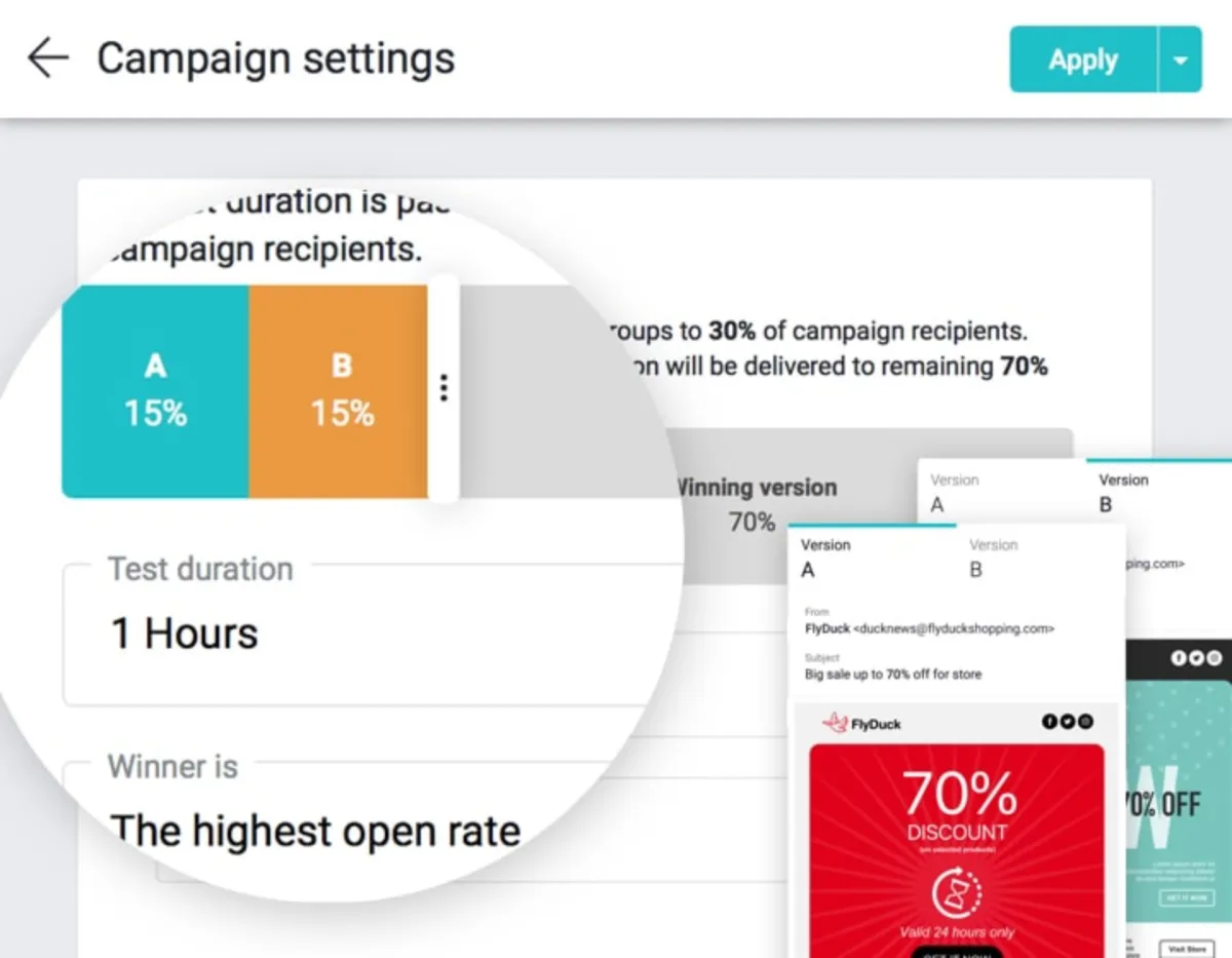 Interface Taximail: fonctionnalités, prix, alternatives