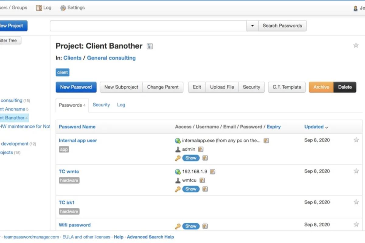 Team Password Manager: avis sur le gestionnaire de mots de passe: fonctionnalités, avantages, inconvénients et tarifs