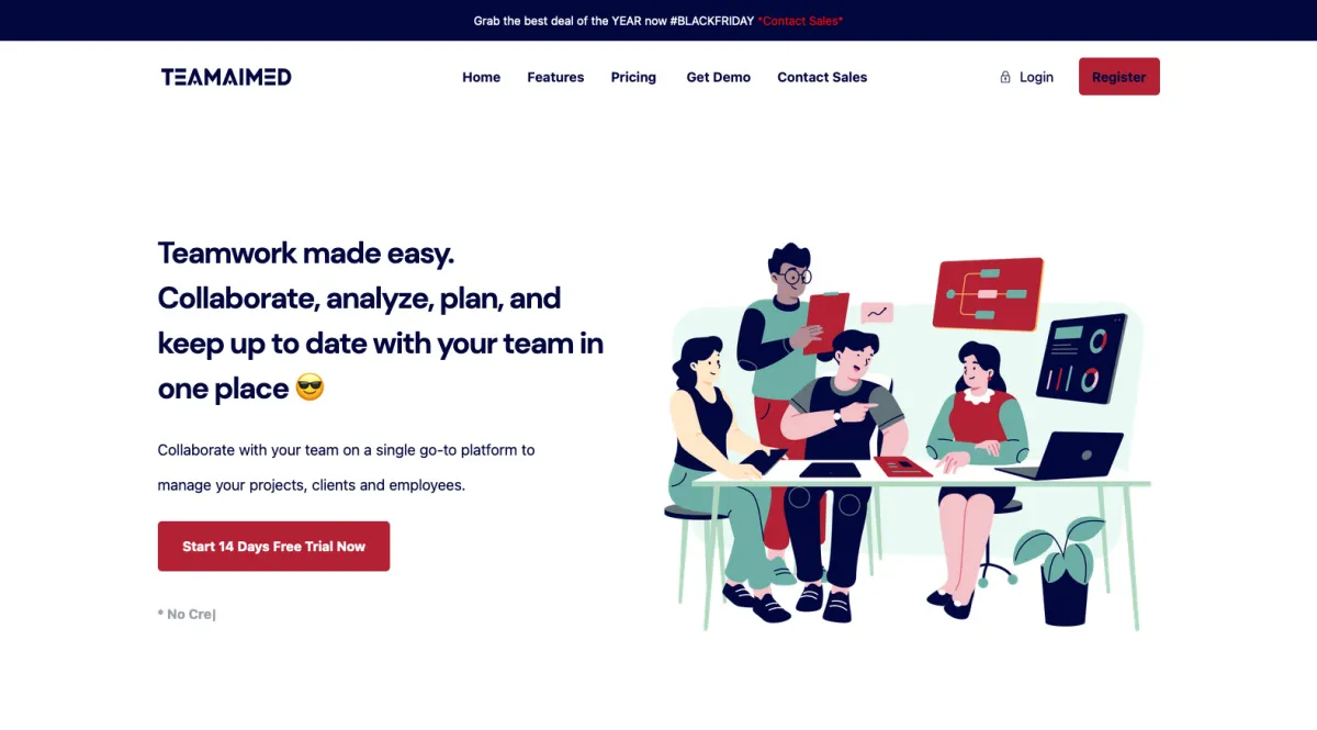Interface TeamAimed : fonctionnalités, prix, alternatives Interface TeamAimed : fonctionnalités, prix, alternatives