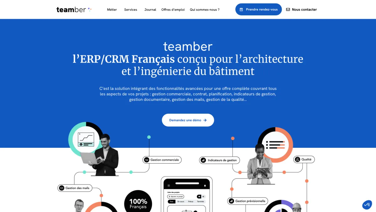 Interface Teamber : image, ergonomie, alternatives Interface Teamber : image, ergonomie, alternatives