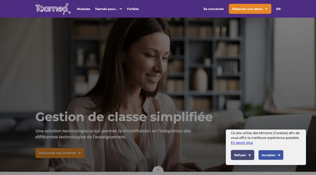 Interface Teameo : fonctionnalités, prix, alternatives