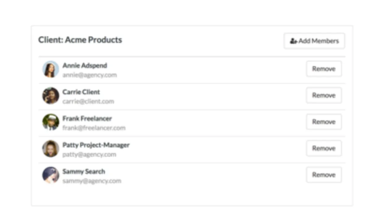 Interface TeamPassword: image, ergonomie, alternatives