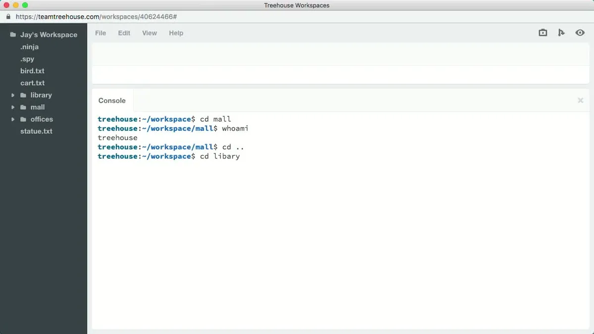 Interface Teamtreehouse: image, ergonomie, alternatives Interface Teamtreehouse: image, ergonomie, alternatives