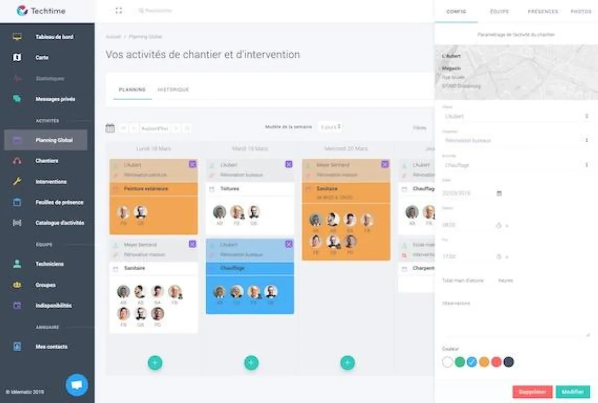 Notre avis sur TECHTIME : un logiciel de planning de chantier à découvrir Notre avis sur TECHTIME : un logiciel de planning de chantier à découvrir