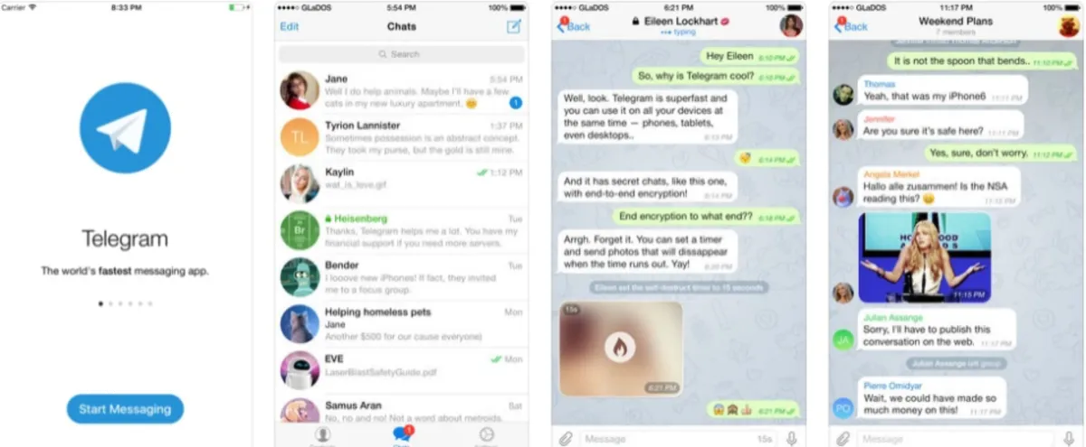Notre avis sur Telegram : un logiciel de messagerie instantanée / chat à découvrir