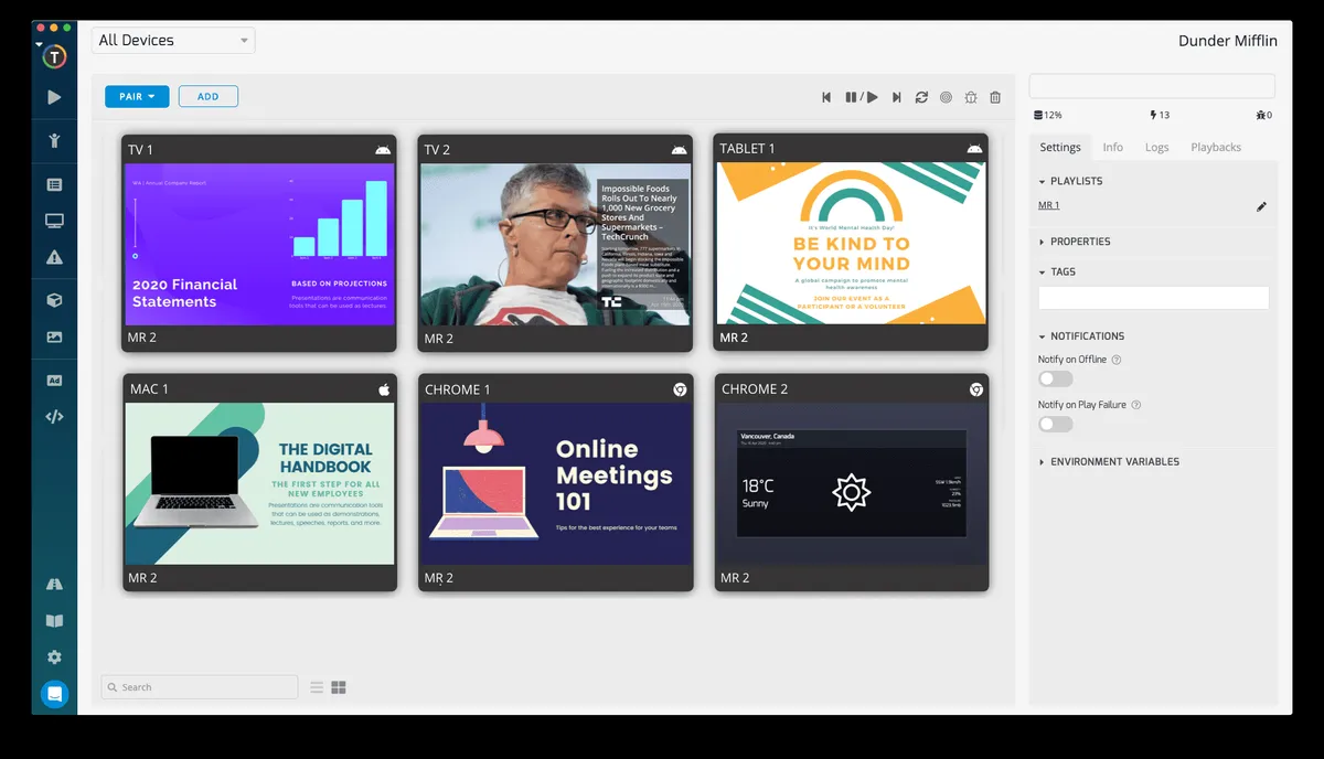 Interface TelemetryTV: image, ergonomie, alternatives Interface TelemetryTV: image, ergonomie, alternatives