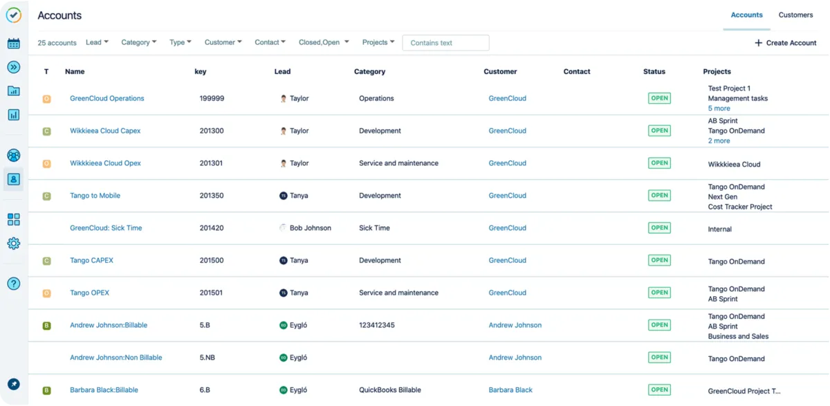 Interface Tempo Timesheets: fonctionnalités, prix, alternatives