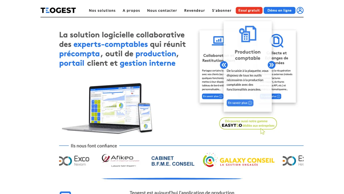 Teogest Comptabilité expert: avis sur le logiciel de comptabilité: fonctionnalités, avantages, inconvénients et tarifs