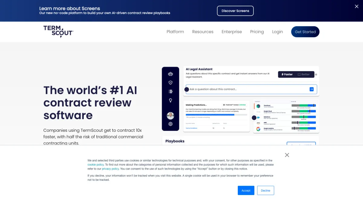 Interface TermScout : fonctionnalités, prix, alternatives