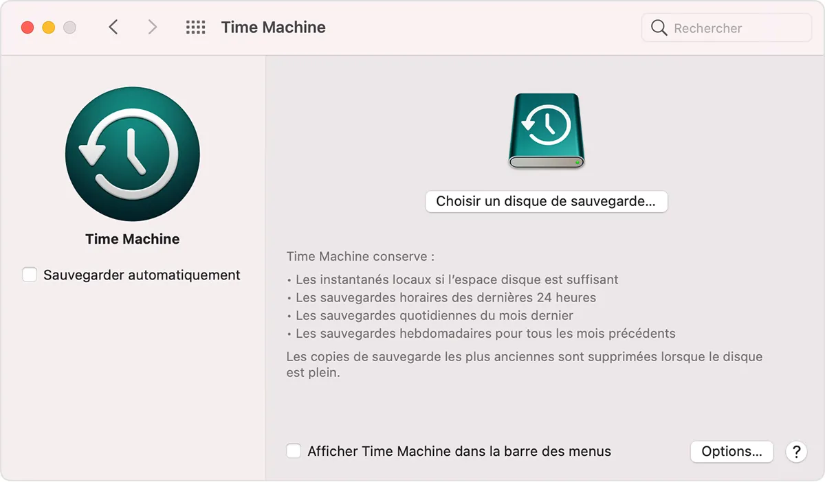 Time Machine: avis sur le logiciel de sauvegarde (backup): fonctionnalités, avantages, inconvénients et tarifs