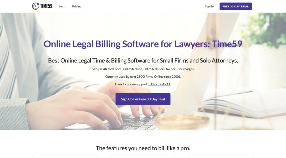 Interface Time59 : fonctionnalités, prix, alternatives