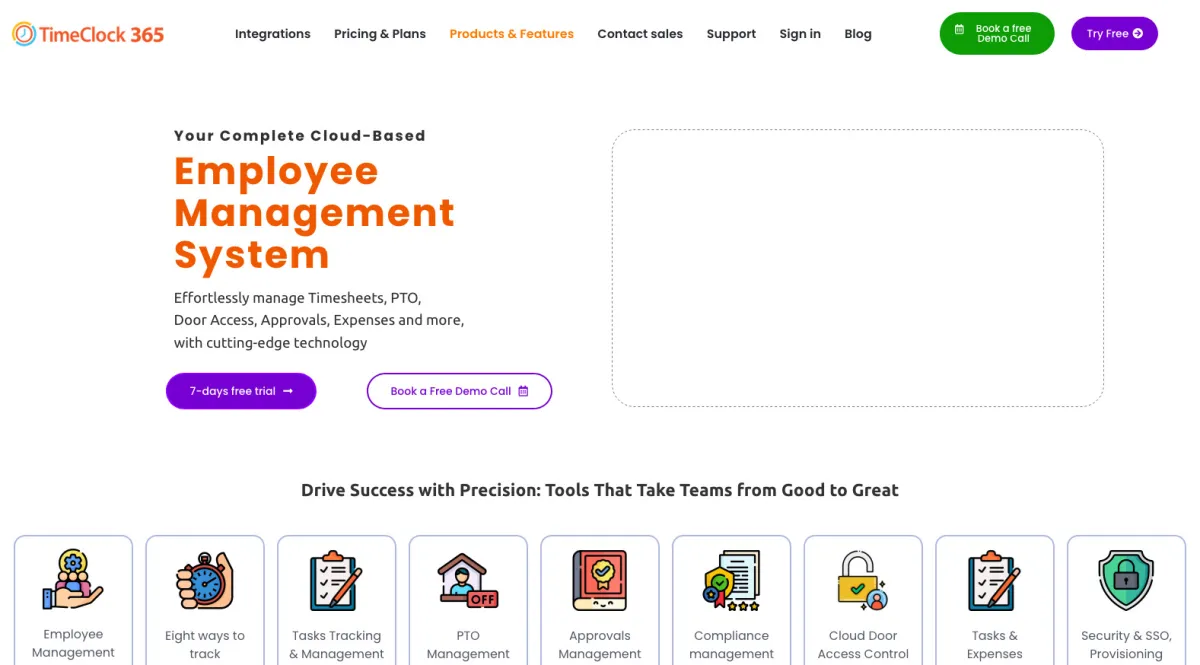 Interface Timeclock 365 : image, ergonomie, alternatives Interface Timeclock 365 : image, ergonomie, alternatives