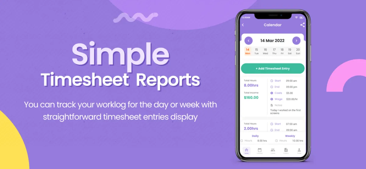 Interface Timesheet: fonctionnalités, prix, alternatives