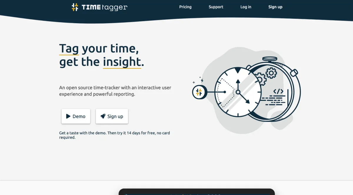 Interface TimeTagger : image, ergonomie, alternatives Interface TimeTagger : image, ergonomie, alternatives