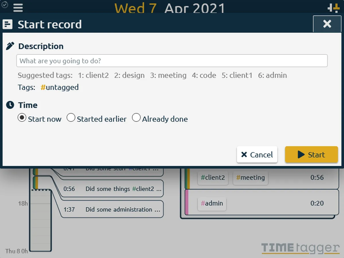 TimeTagger: avis sur le logiciel de gestion des temps et activités (GTA: time tracking / pointage / badgeuse): fonctionnalités, avantages, inconvénients et tarifs TimeTagger: avis sur le logiciel de gestion des temps et activités (GTA: time tracking / pointage / badgeuse): fonctionnalités, avantages, inconvénients et tarifs