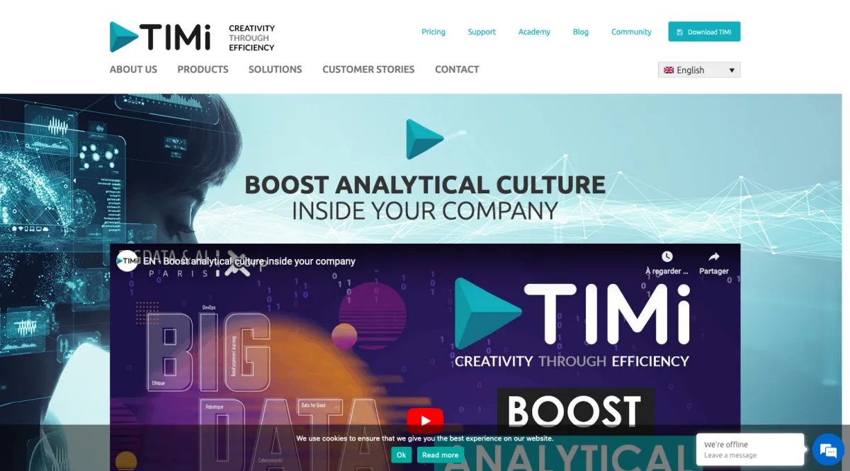 Interface TIMi : fonctionnalités, prix, alternatives