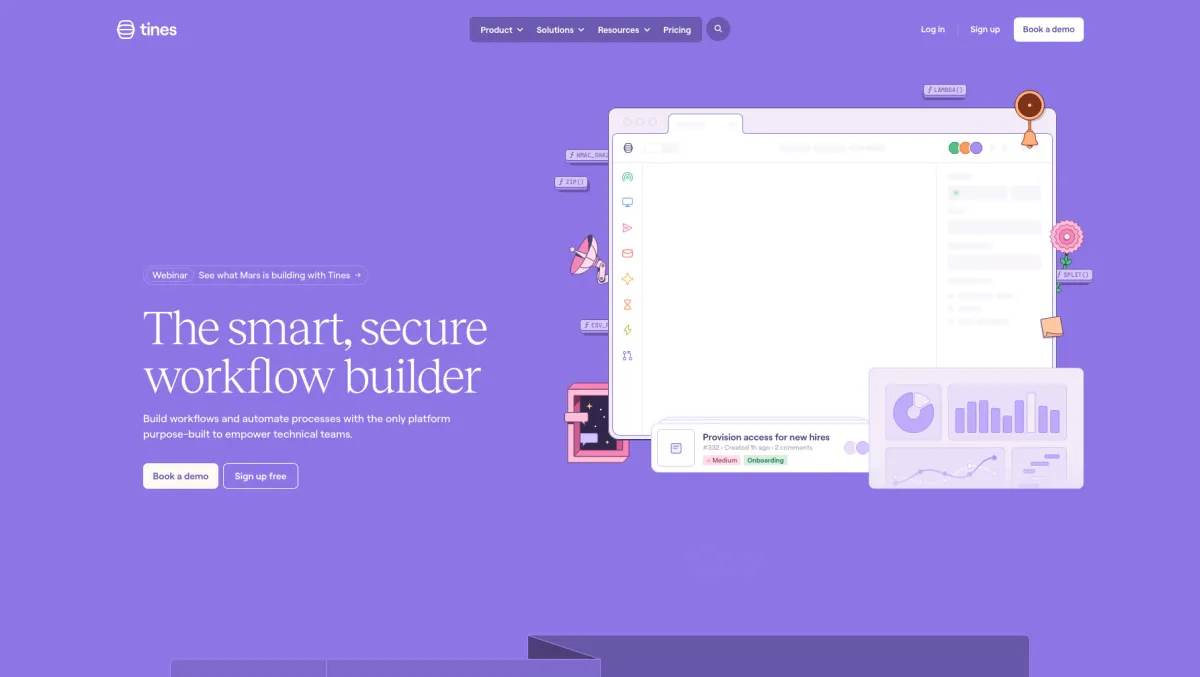 Interface Tines : fonctionnalités, prix, alternatives Interface Tines : fonctionnalités, prix, alternatives
