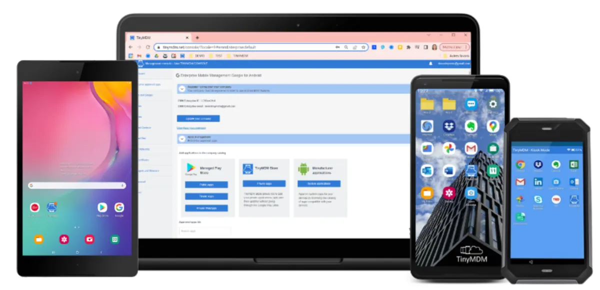 Notre avis sur Tinymdm : un logiciel de gestion des appareils mobiles (MDM) à découvrir
