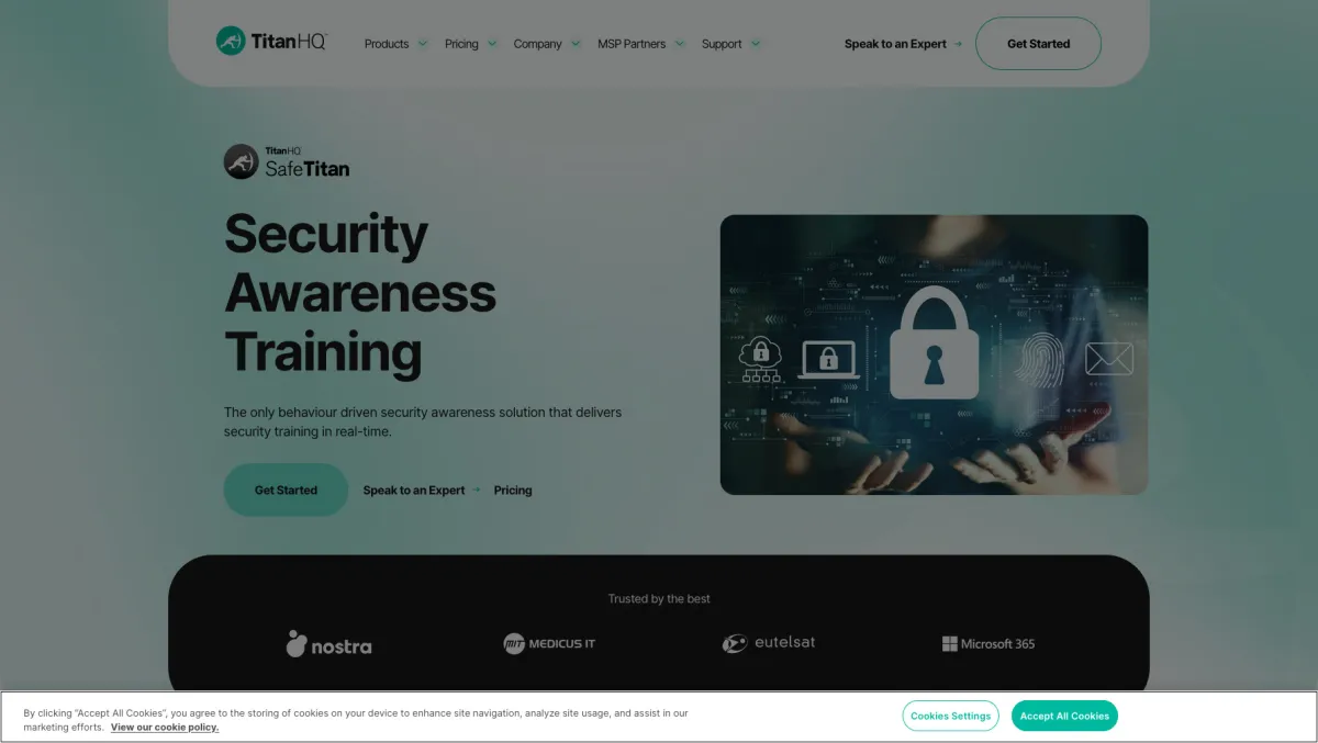 Interface TitanHQ : fonctionnalités, prix, alternatives