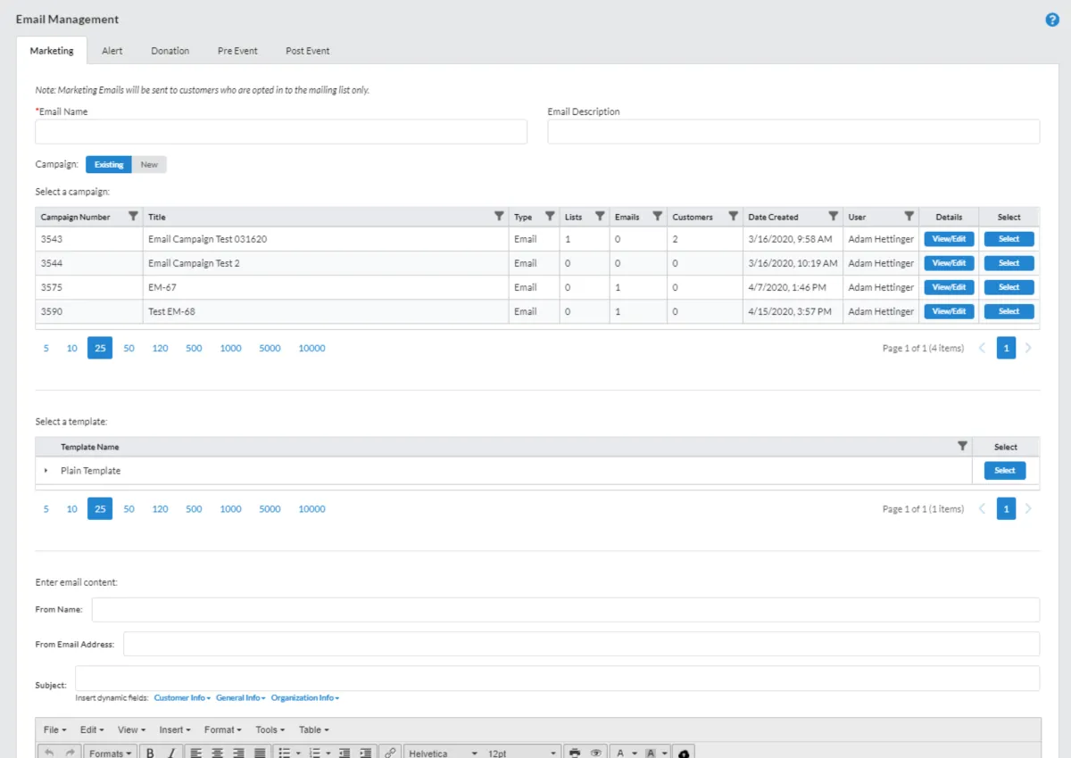 Interface Tix Event Management: fonctionnalités, prix, alternatives