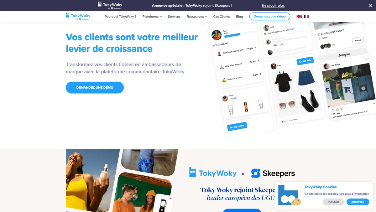 Tokywoky: avis sur le logiciel d'engagement client (customer engagement): fonctionnalités, avantages, inconvénients et tarifs Tokywoky: avis sur le logiciel d'engagement client (customer engagement): fonctionnalités, avantages, inconvénients et tarifs