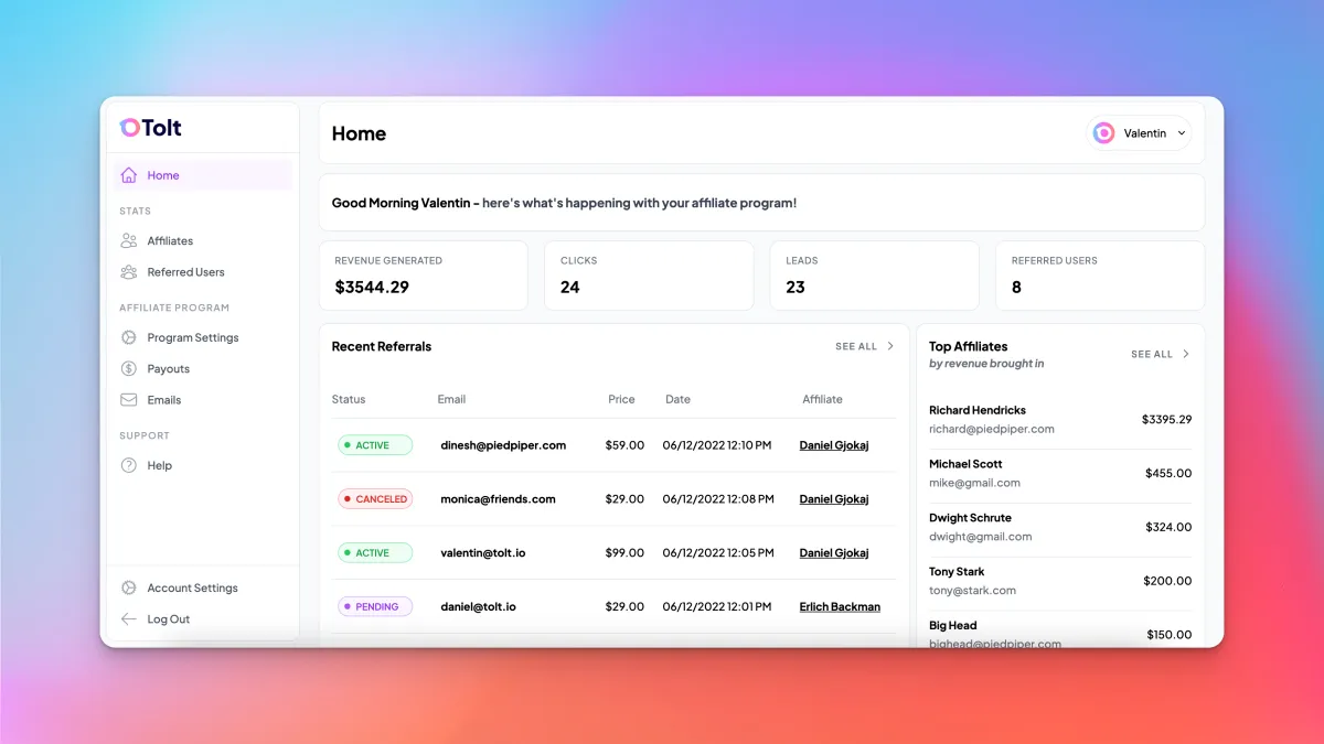 Notre avis sur Tolt : un logiciel d'affiliation (referral marketing) à découvrir Notre avis sur Tolt : un logiciel d'affiliation (referral marketing) à découvrir