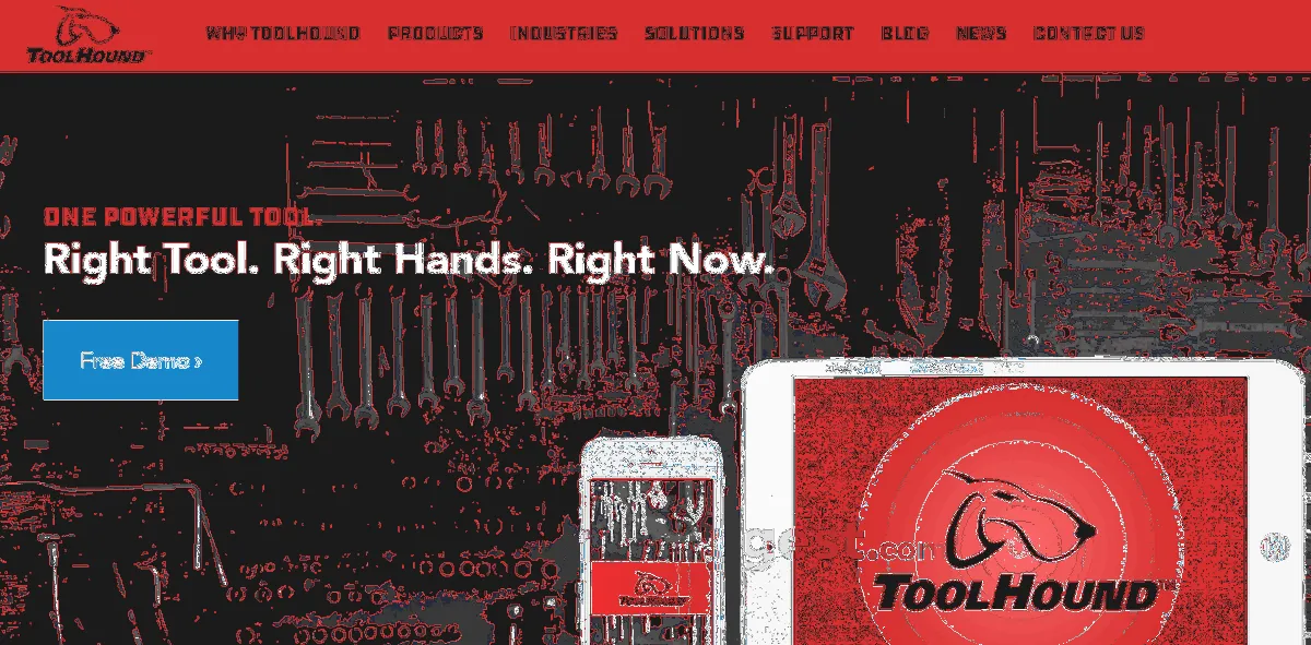 ToolHound: avis sur le logiciel de gestion des actifs de l'entreprise (EAM): fonctionnalités, avantages, inconvénients et tarifs