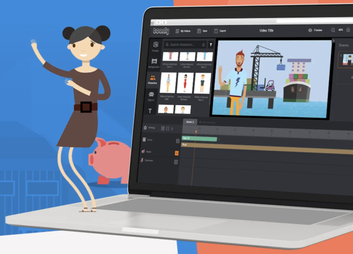 Toonly: avis sur le logiciel de montage vidéo: fonctionnalités, avantages, inconvénients et tarifs