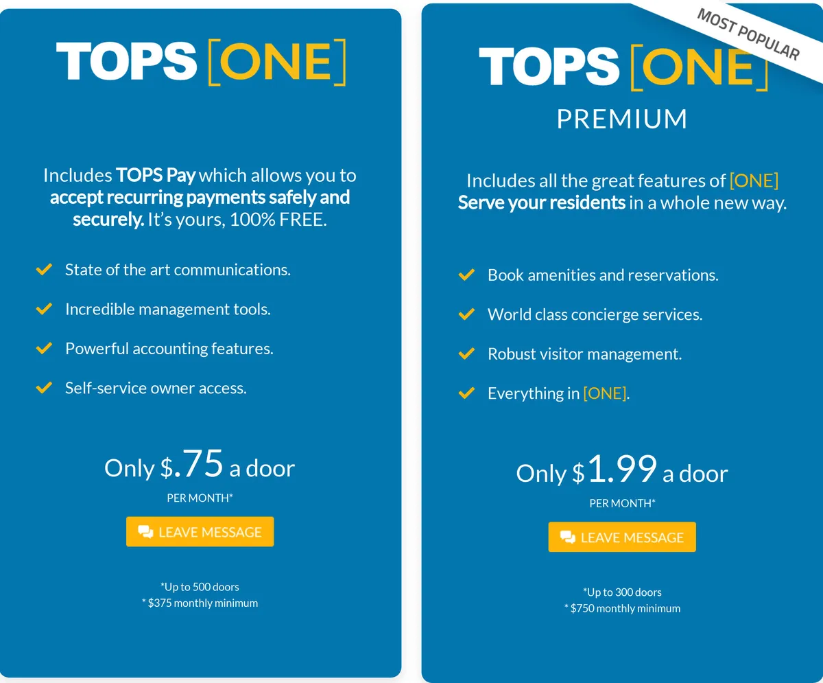 Notre avis sur TOPS (ONE) : un logiciel de gestion immobilière à découvrir