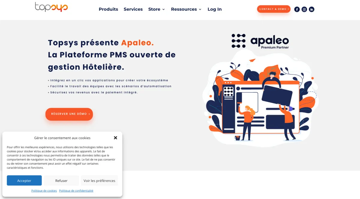 Notre avis sur Topsys : un logiciel de gestion hôtelière (PMS: property management system) à découvrir