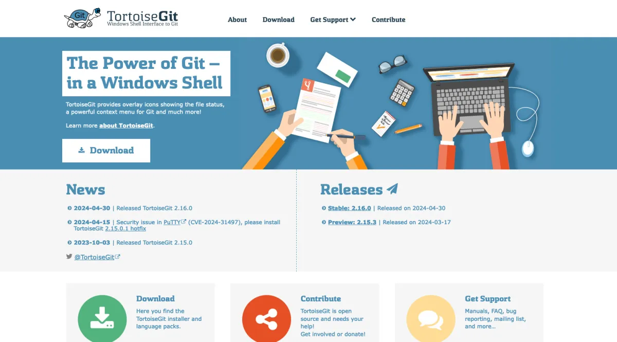 Interface TortoiseGit : image, ergonomie, alternatives