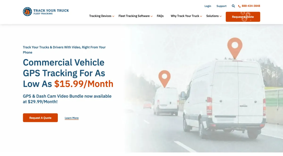 Interface Track Your Truck : image, ergonomie, alternatives Interface Track Your Truck : image, ergonomie, alternatives