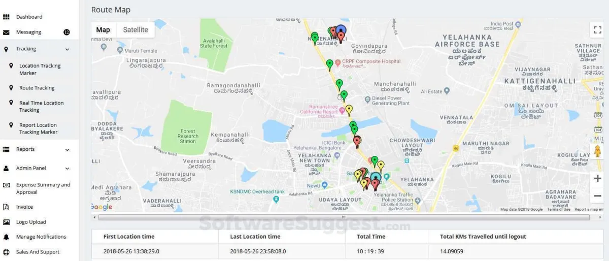 Trackerpal: avis sur le logiciel de gestion des interventions et tournées sur le terrain (FSM: field service): fonctionnalités, avantages, inconvénients et tarifs