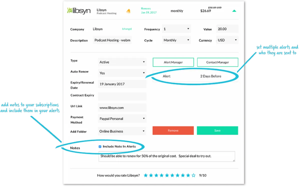 Interface TrackMySubs: fonctionnalités, prix, alternatives Interface TrackMySubs: fonctionnalités, prix, alternatives