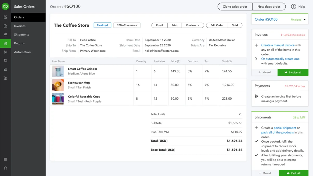Interface TradeGecko: fonctionnalités, prix, alternatives
