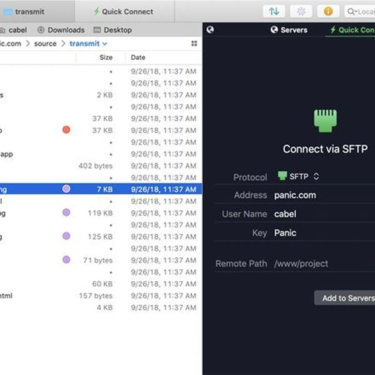 Notre avis sur Transmit : un client FTP à découvrir