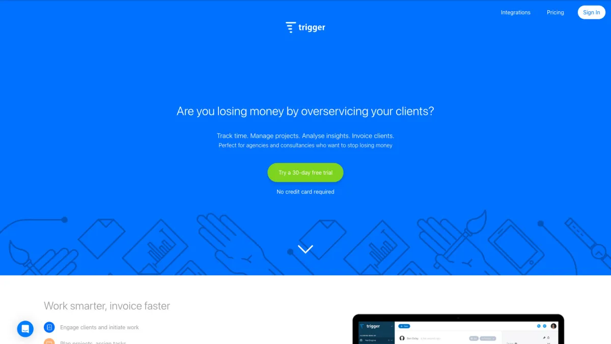 Interface Triggerapp : fonctionnalités, prix, alternatives