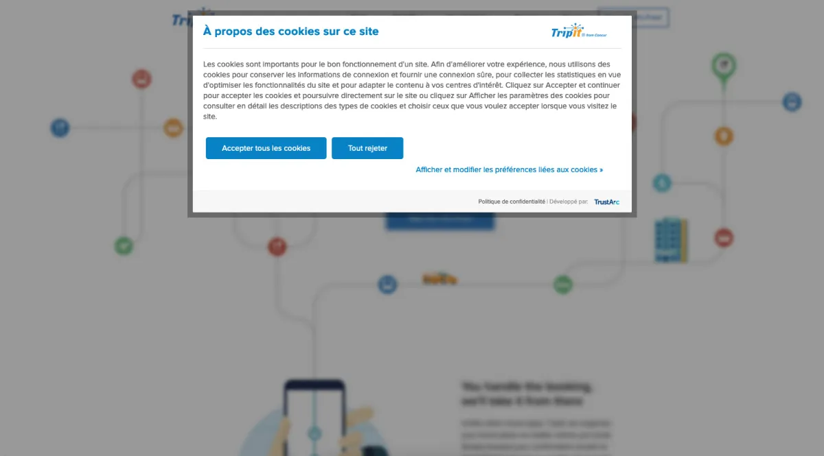 Interface TripIt : image, ergonomie, alternatives Interface TripIt : image, ergonomie, alternatives