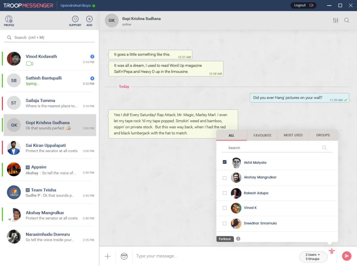 Notre avis sur Troop Messenger : un logiciel collaboratif à découvrir
