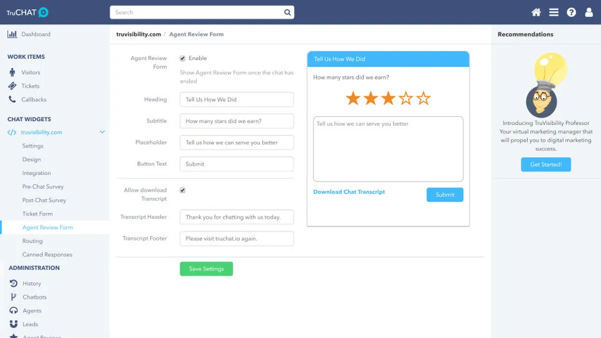 Interface TruChat: image, ergonomie, alternatives Interface TruChat: image, ergonomie, alternatives