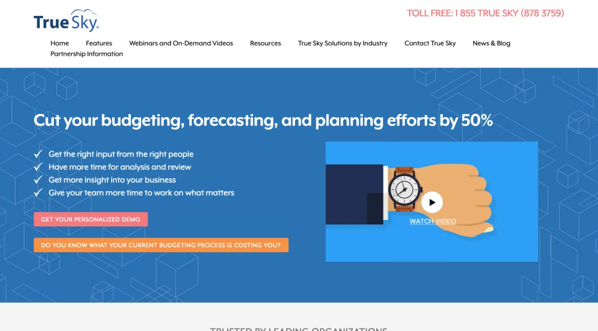 Interface True Sky : fonctionnalités, prix, alternatives