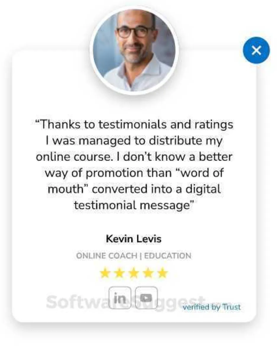 Trust: avis sur le logiciel de gestion des avis: fonctionnalités, avantages, inconvénients et tarifs