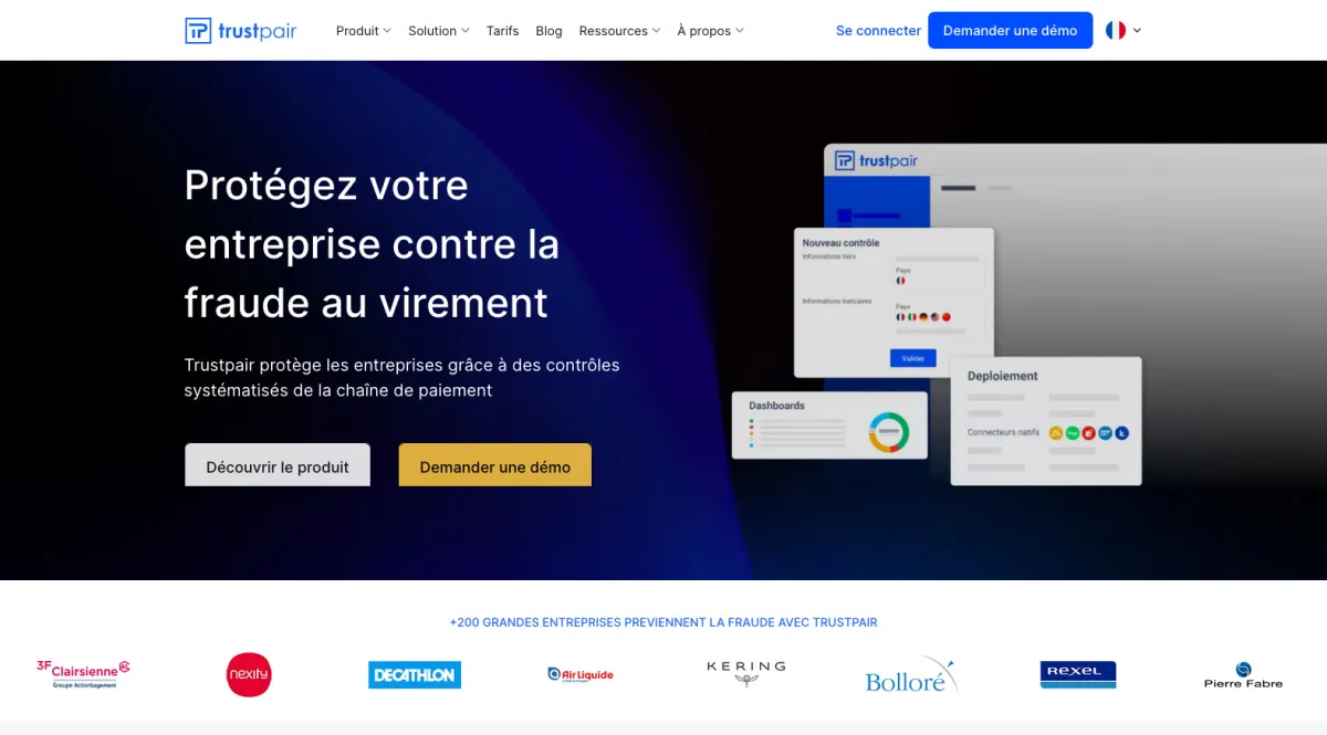 Interface Trustpair : image, ergonomie, alternatives Interface Trustpair : image, ergonomie, alternatives