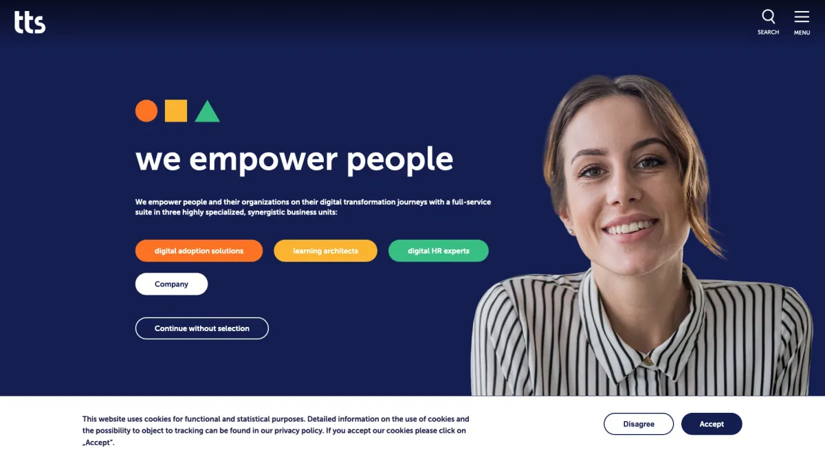 Notre avis sur tts performance suite : une plateforme d'adoption numérique (digital adoption) à découvrir