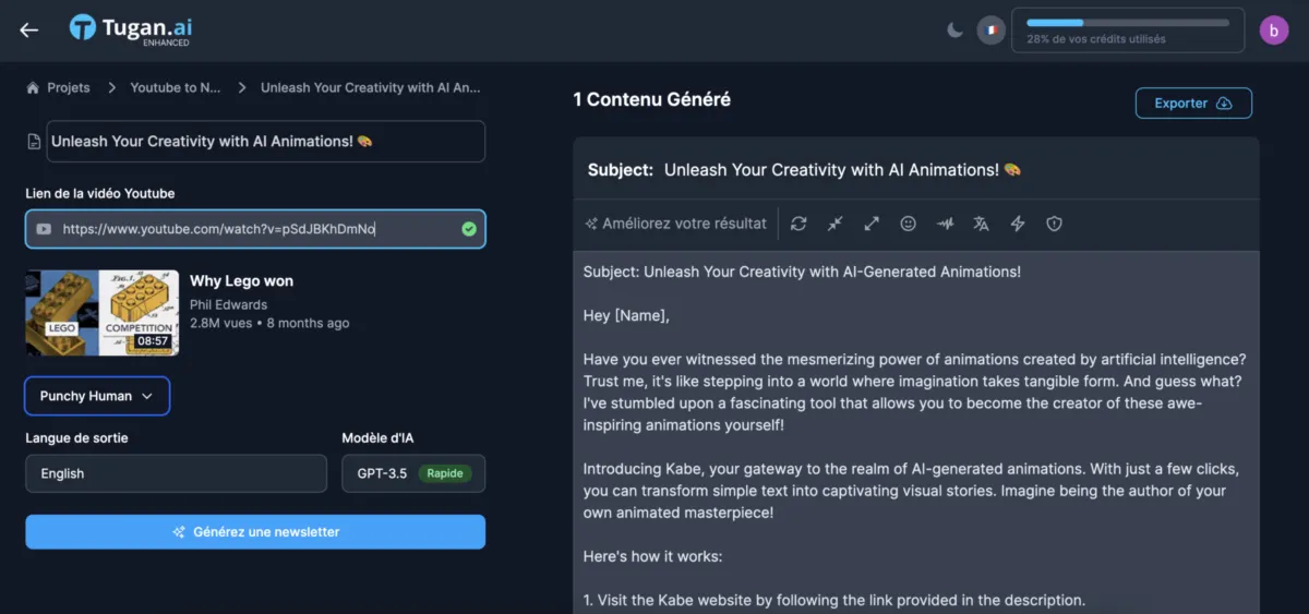Interface Tugan: fonctionnalités, prix, alternatives