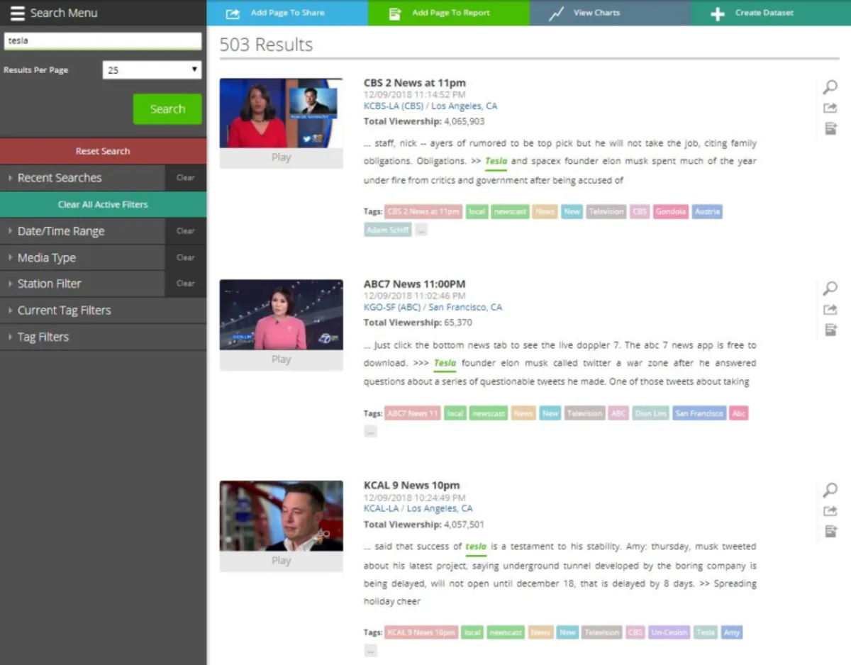 Notre avis sur TVEyes : un logiciel de relations publiques / presse (RP) à découvrir Notre avis sur TVEyes : un logiciel de relations publiques / presse (RP) à découvrir