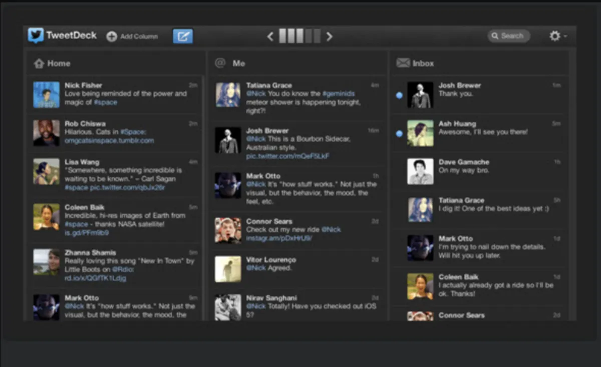 Tweetdeck: avis sur le logiciel de gestion des réseaux sociaux: fonctionnalités, avantages, inconvénients et tarifs Tweetdeck: avis sur le logiciel de gestion des réseaux sociaux: fonctionnalités, avantages, inconvénients et tarifs
